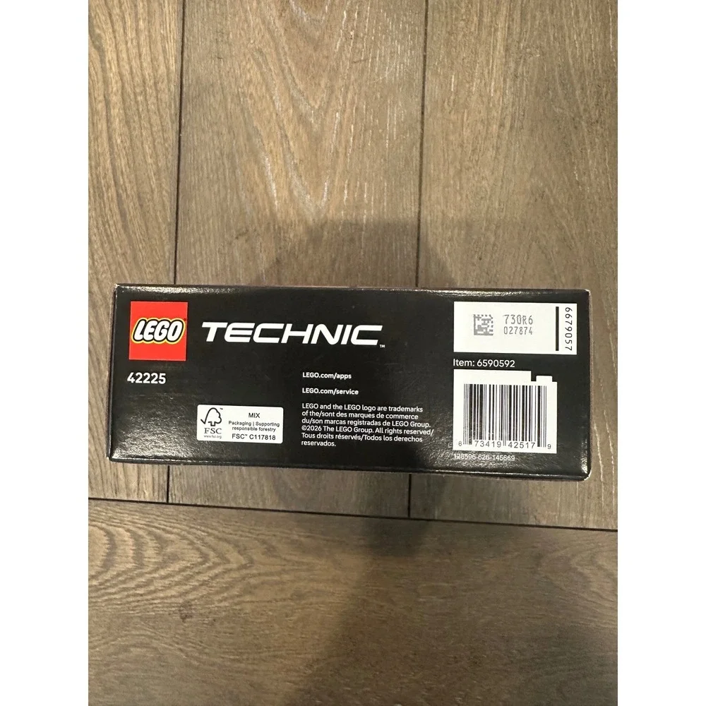 LEGO Kids Yellow Technic 42225 Motorcycle Building Set 151 pcs